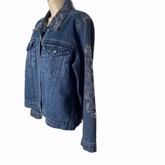 Christine Alexander Embellished Denim Jacket - Picture 5 of 13